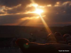 Sonnenaufgang über Jerusalem